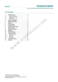 PESD5V0V1BDSF Datasheet Page 12