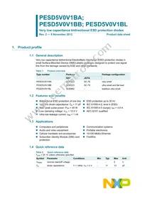 PESD5V0V1BL Datasheet Page 2