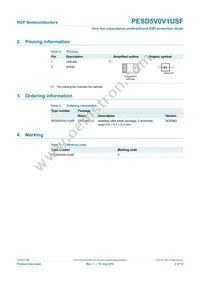 PESD5V0V1USF Datasheet Page 3