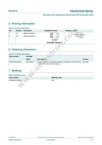 PESD5V0X1BCAL Datasheet Page 2