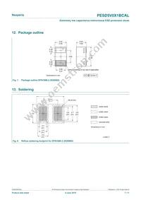 PESD5V0X1BCAL Datasheet Page 7