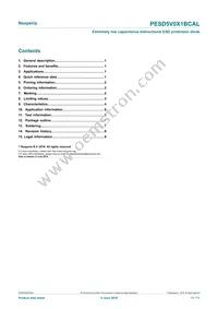 PESD5V0X1BCAL Datasheet Page 11