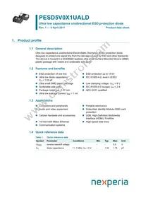 PESD5V0X1UALD Datasheet Cover