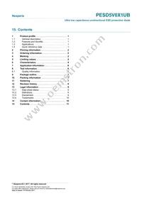 PESD5V0X1UB Datasheet Page 11