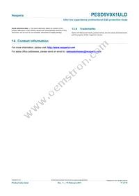 PESD5V0X1ULD Datasheet Page 11