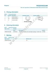 PESD5V0X2UAMYL Datasheet Page 2