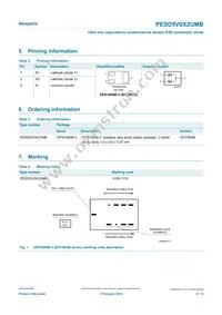 PESD5V0X2UMBYL Datasheet Page 2