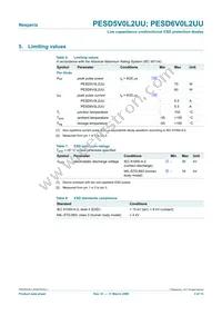 PESD6V0L2UU Datasheet Page 3