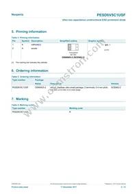 PESD6V5C1USFYL Datasheet Page 2