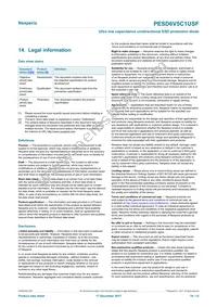 PESD6V5C1USFYL Datasheet Page 10