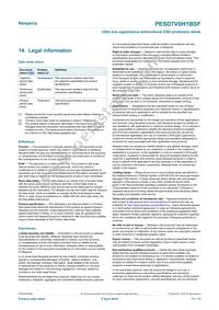 PESD7V0H1BSFYL Datasheet Page 11