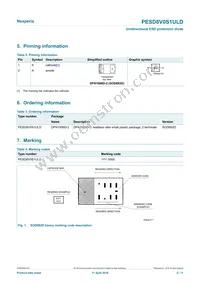 PESD8V0S1ULDYL Datasheet Page 2