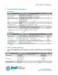 PET1300-12-054NAE Datasheet Page 14