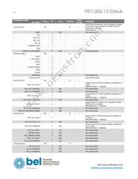PET1300-12-054NAE Datasheet Page 20