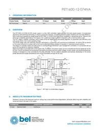 PET1600-12-074NA Datasheet Page 2