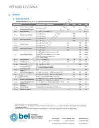 PET1600-12-074NA Datasheet Page 5