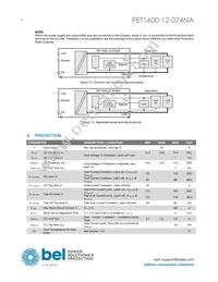 PET1600-12-074NA Datasheet Page 8