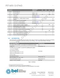 PET1600-12-074RD Datasheet Page 11