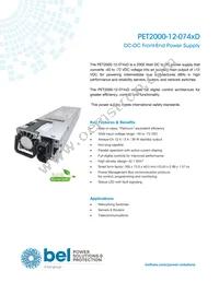 PET2000-12-074RD Datasheet Cover