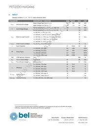 PET2000-NAS446 Datasheet Page 3