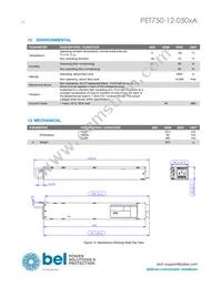 PET750-12-050RA Datasheet Page 16