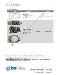 PET750-12-050RA Datasheet Page 19