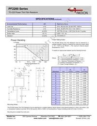 PF2205-10KF1 Datasheet Page 2