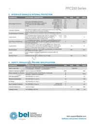 PFC250-1024FG Datasheet Page 4