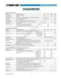 PFC250-4000F Datasheet Page 2