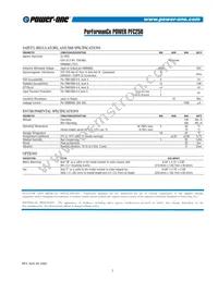 PFC250-4000F Datasheet Page 3