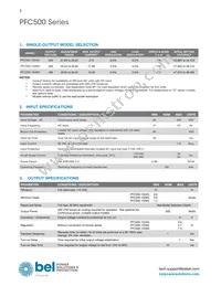 PFC500-1048FG Datasheet Page 2