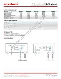 PFE480D25R Datasheet Page 2
