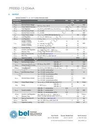 PFE850-12-054RA Datasheet Page 5