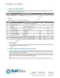 PFF3000-12-069RD Datasheet Page 3