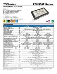 PFH500F-28-0D0-R Datasheet Cover