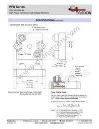 PFU1000-100KJ1 Datasheet Page 2