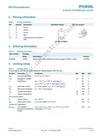 PH3830L Datasheet Page 2