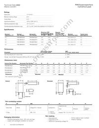 PHB-5R0H255-R Datasheet Page 2