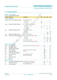 PHB153NQ08LT Datasheet Page 5