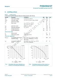 PHB45NQ10T Datasheet Page 3