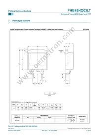 PHB78NQ03LT Datasheet Page 9