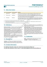 PHB78NQ03LT Datasheet Page 11