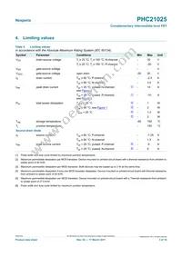 PHC21025 Datasheet Page 3