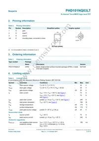 PHD101NQ03LT Datasheet Page 2