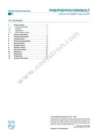 PHD108NQ03LT Datasheet Page 14