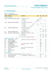 PHD110NQ03LT Datasheet Page 5