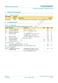 PHD22NQ20T Datasheet Page 2