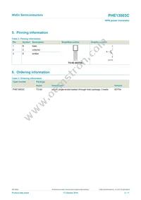 PHE13003C Datasheet Page 2