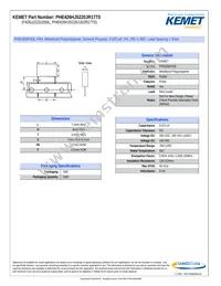 PHE426HJ5220JR17T0 Datasheet Cover