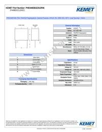 PHE448SB3220JR06 Datasheet Cover